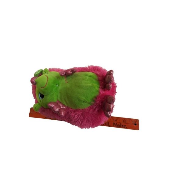 First & Main Plush Pink Hedge Hog 9” Stuffed Animal Glittery Hands Feet 8" - Picture 8 of 9